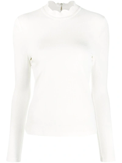 Marysia Rashguard Knit Top In White