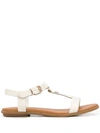 Tommy Hilfiger Strappy Logo Plaque Detail Sandals In White