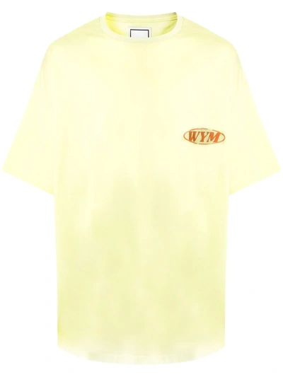 Wooyoungmi Paradise Graphic-print T-shirt In Yellow