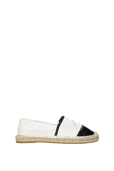 Karl Lagerfeld Kamini Maison Karl White Black Espadrilles