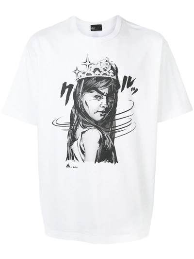 Kolor Graphic-print Boxy T-shirt In White