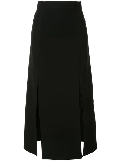 Manning Cartell High-waisted Panelled Skirt In Black