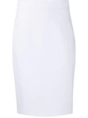 Moschino Mid-length Pencil Skirt In White