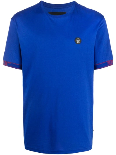 Philipp Plein Logo T-shirt In Blue