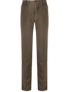 Incotex Slim-fit Trousers In Brown