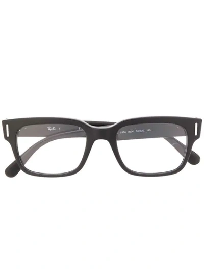 Ray Ban Square-frame Glasses In Black
