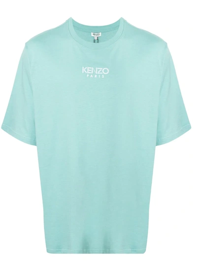 Kenzo Logo-print T-shirt In Blue