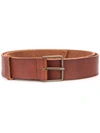 Forte Forte Soft Leather Buckled Belt In Brown