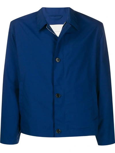 Mackintosh Oban Rain System Shirt Jacket In Blue