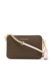 Michael Michael Kors Logo Camera Bag In Pink