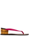 Marni 60mm Thong Sandals In Pink