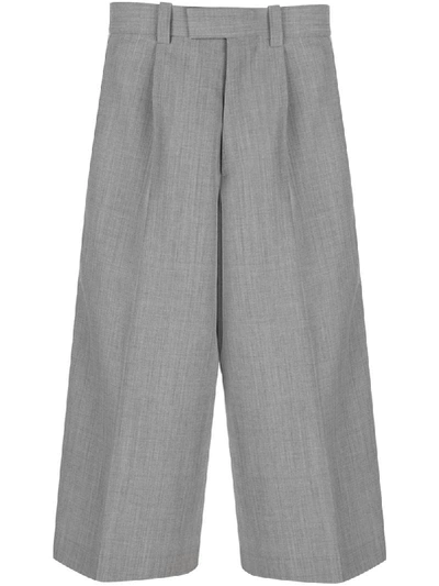 Oamc Tailored Cropped Trousers In Grey
