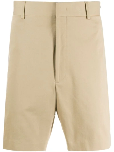 Fendi Straight-leg Bermuda Shorts In Brown