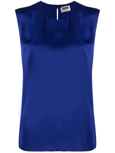 Maison Rabih Kayrouz Sleeveless Blouse In Blue