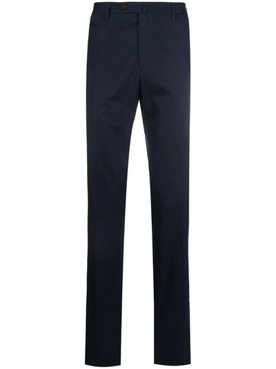 Corneliani Straight-leg Tailored Trousers In Blue