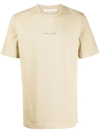 Alyx Logo Print T-shirt In Neutrals
