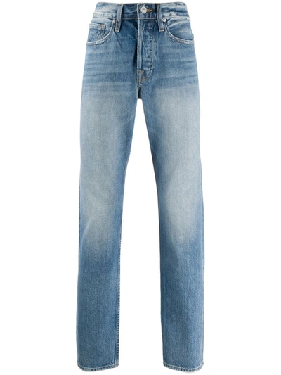 Frame L'homme Mid-rise Slim Jeans In Blue