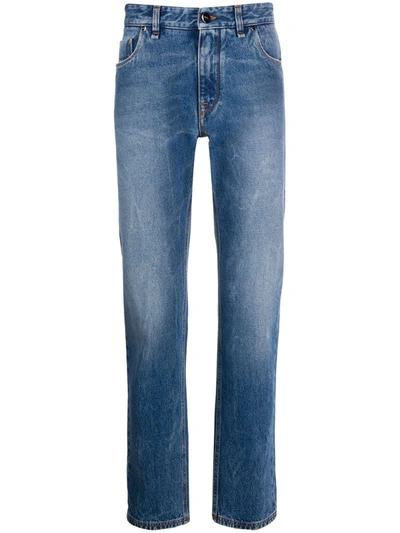 Fendi Slim-fit Jeans In Blue