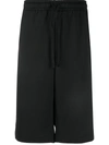 Gucci Web Stripe Track Shorts In Black