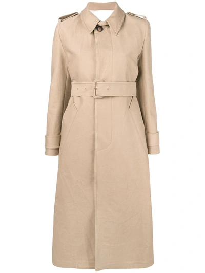 Ami Alexandre Mattiussi Parka With Patch Pockets In Neutrals