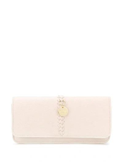 See By Chloé Logo Wallet In Neutrals