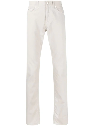 Hugo Boss Delaware Slim-fit Jeans In White