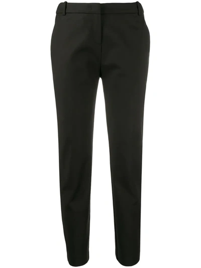 Pinko Tailored Cropped Trousers In Black