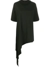 Joseph Calico Asymmetric T-shirt In Black