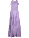 Ulla Johnson Freesia Silk Gown In Purple