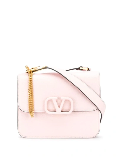 Valentino Garavani Vlogo Shoulder Bag In Pink