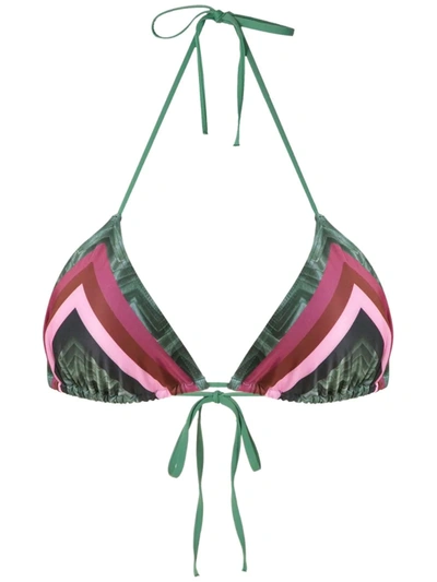 Track & Field Triangel-bikinioberteil In Multicolour