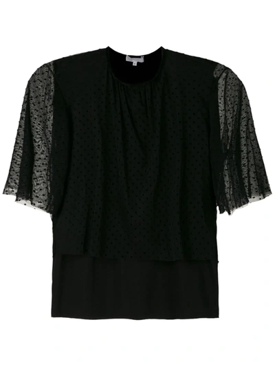 Nk Alki Tulle T-shirt In Black