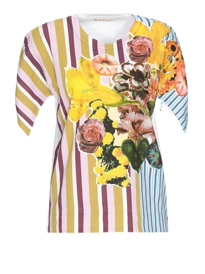 Marni Craven Print Cotton Jersey T-shirt In Multicolour