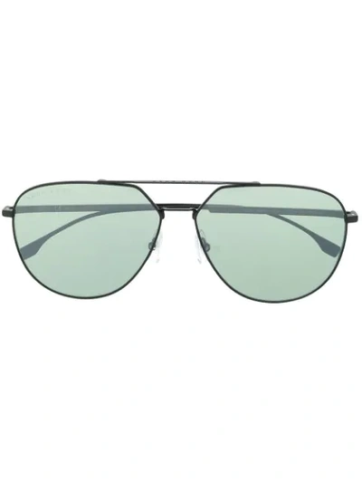 Hugo Boss Black Titanium Aviator Sunglasses