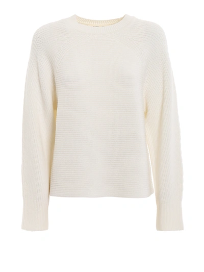 Diane Von Furstenberg Axel Merino Wool Sweater In White