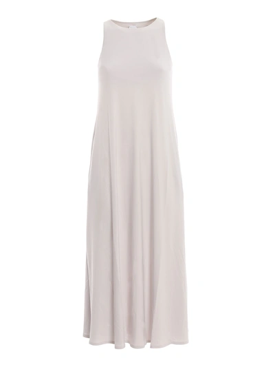 Max Mara Ussel Sleeveless Long Dress In White