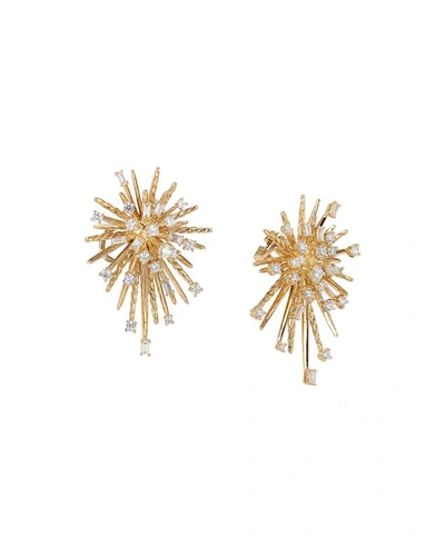 David Yurman Supernova Climber 18k Earrings