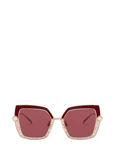 Dolce & Gabbana Dolce &amp; Gabbana Dg2251h Bordeaux Sunglasses In Red