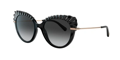 Dolce & Gabbana Dolce&gabbana Woman Sunglasses Dg6135 In Light Grey Gradient Black
