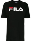 Fila Logo T-shirt In Black