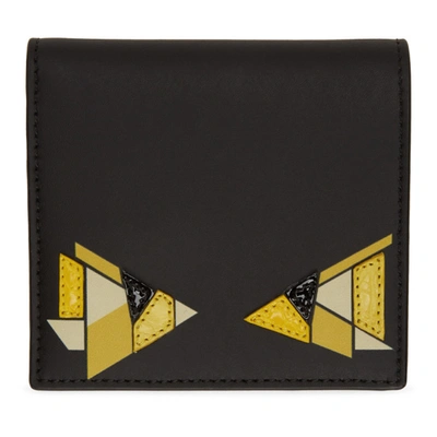 Fendi Black And Yellow Digital Bag Bugs Classic Wallet In F0r2a Multi