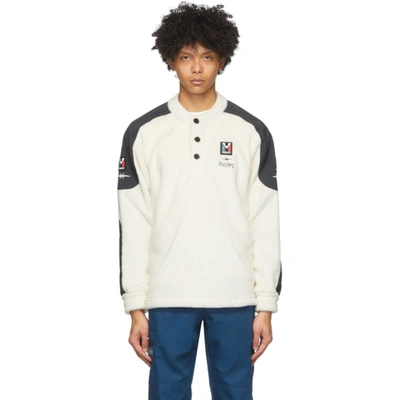Phipps X Millet Contrast Panelled Sweatshirt In White,black