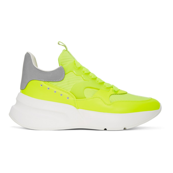 neon yellow alexander mcqueen trainers