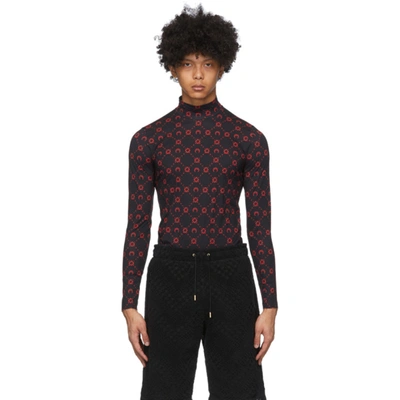 Products by Louis Vuitton: Monogram Print Long-Sleeved Turtleneck Top