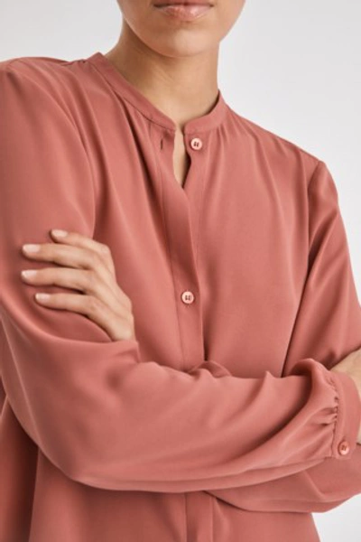 Filippa K Adele Blouse In Pink Cedar