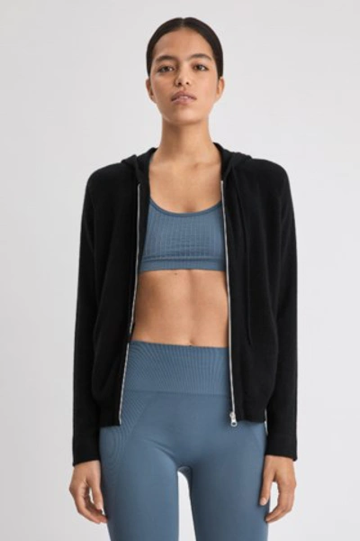 Filippa K Soft Sport Cashmere Hoodie In Black