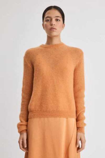 Filippa K Heather Sweater In Pale Orange