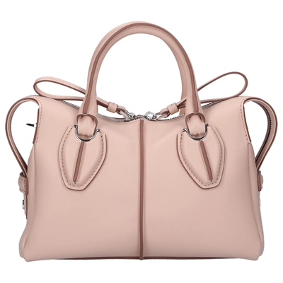 Tod's Handbag D-styling Calfskin In Pink