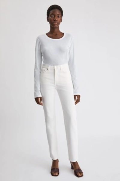 Filippa K Taylor White Jean In Coconut White