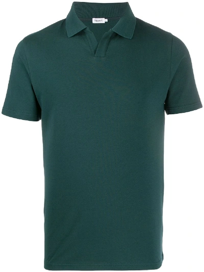 Filippa K Lycra Polo T-shirt In Green